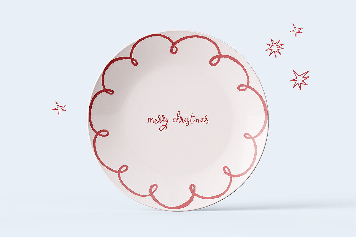 Christmas Hand Drawn Line Art, a Seasonal Illustration by Summer Nightingale Art (Photo 6 of 19)