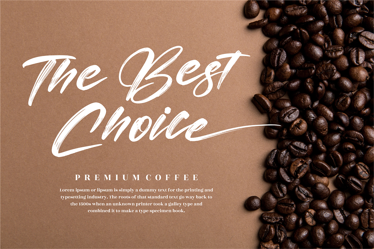 Roughton Bogatha Modern Brush Font, a Script Font by Letterena Studios Script (Photo 7 of 15)