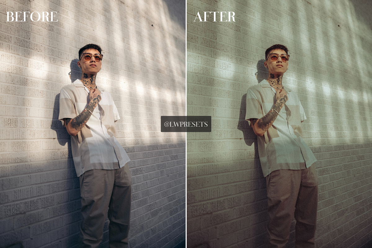 10 Aesthete Lightroom Presets, a Preset Add-On by LWPRESETS (Photo 4 of 9)