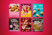 Ice Cream Shop Social Media Pack, a Flyer Template by The Good Store (Thumbnail 3 of 4)