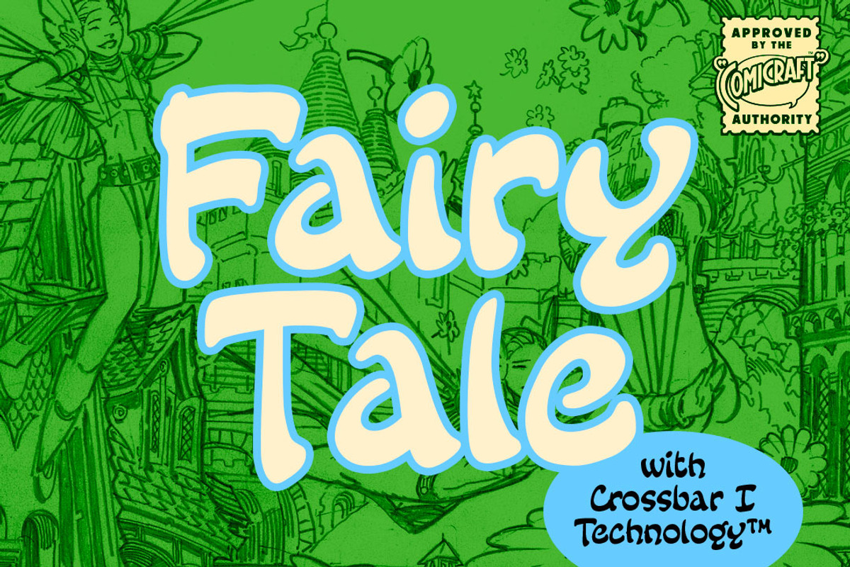 Fairy Tale - fantasy voice font, a Font by Comicraft Fonts (Photo 1 of 5)