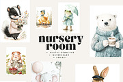 120 Animal Nursery Posters, an Animal Illustration by NassyArt (Thumbnail 6 of 10)
