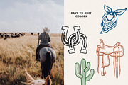 Hand-drawn Western Illustrations, an Illustration by cd-design.co (Thumbnail 3 of 8)
