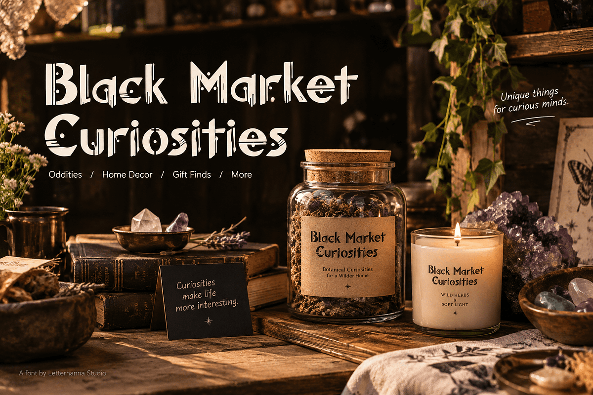 Noctavell Gothic Font, a Handwritten Font by Letterhanna Studio (Photo 7 of 9)