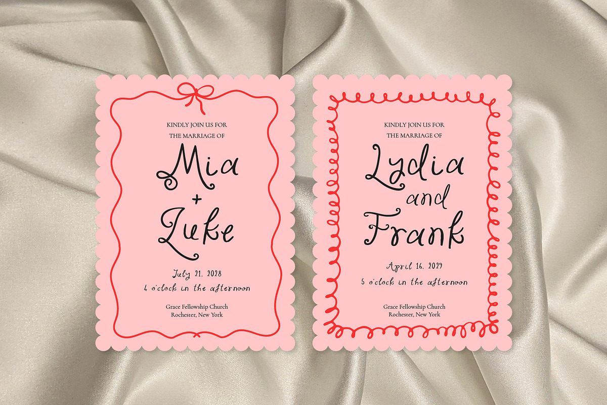 The Strawberry Collective Sweet Font, a Handwritten Font by Kaya Fonts (Photo 15 of 33)