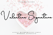 Valentine Signature, a Handwritten Font by InermediaSTUDIO (Thumbnail 1 of 8)