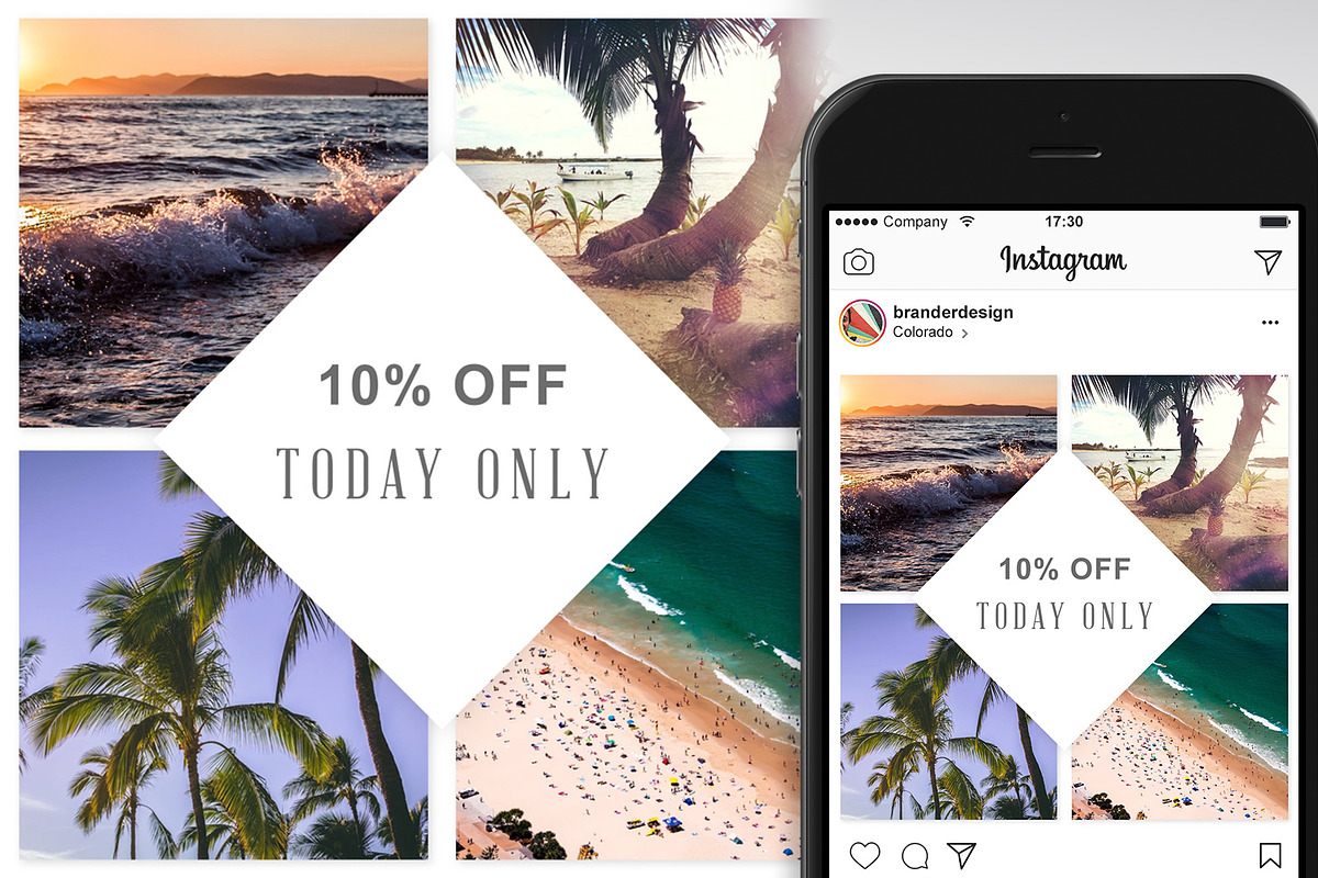 Animated Instagram Posts Bundle, a Social Media Template by BranderDesigns (Photo 6 of 16)