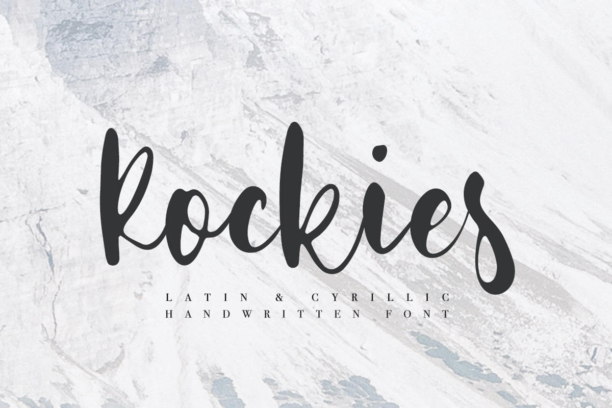Rockies / Cyrillic & Latin/ Sale 99%