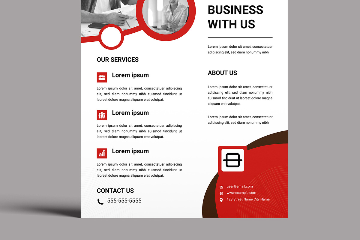 Business Flyer Design Layout, a Flyer Template by MightyDesign (Photo 4 of 7)