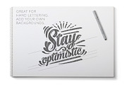HAND SKETCHED LOGO ACTION & MOCKUP, a Pens & Pencil Mockup by Tropical Type (Thumbnail 6 of 9)