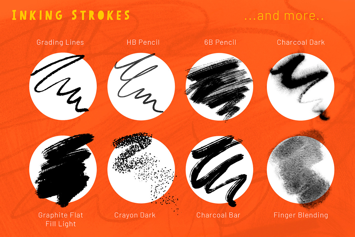 Master Collection Photoshop Brushes, a Brush Add-On by DaniMad Brushes (Photo 11 of 14)