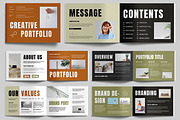Creative Portfolio Brochure Template, a Brochure Template by MightyDesign (Thumbnail 1 of 6)
