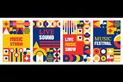 Live music festival, concert sound, a Decorative Illustration by Buch&Bee (Thumbnail 1 of 3)