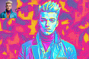 Neon Pop Art Photoshop Action, a Brushes & More by MRI STUDIO (Thumbnail 12 of 14)