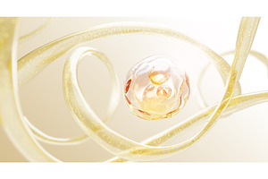 3d gold oil drop texture with, a Background Graphic by Marozhkastudio