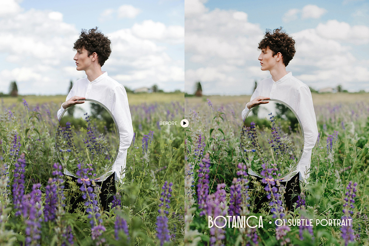 Botanica Portrait Lightroom Presets, a Preset Add-On by Presetrain Co. (Photo 5 of 8)