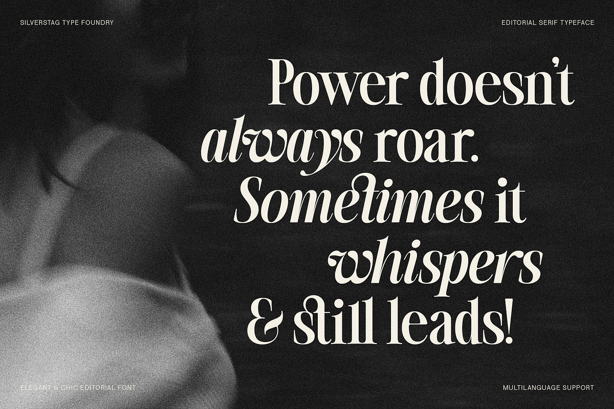 The Silver Editorial Font Preview - Free Font Downloads