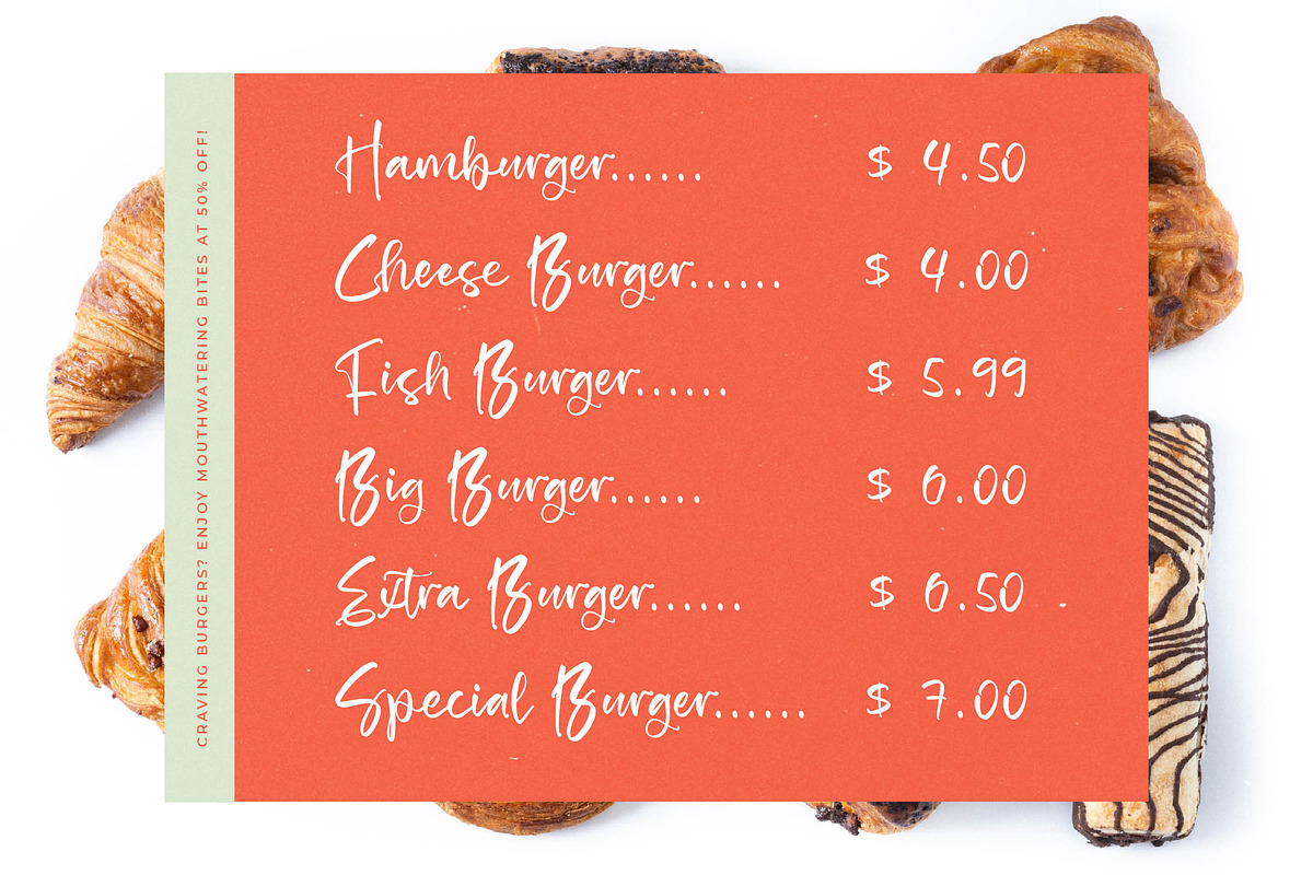 Fluffy Batter Modern Handbrush Font, a Script Font by stylishtype.co (Photo 13 of 15)