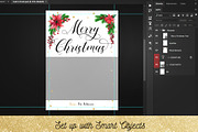 Christmas Card Photoshop Template, a Card Template by Nifty Template Studio (Thumbnail 5 of 8)