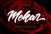 Mekar - Logotype, a Script Font by ShowUp! Studio (Thumbnail 1 of 13)