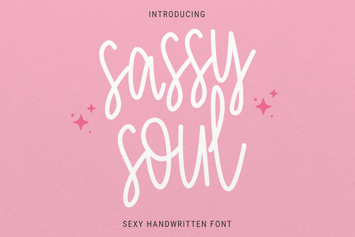 Sassy Soul - Script Sexy Handwritten, a Script Font by ariodsgn (Photo 1 of 7)
