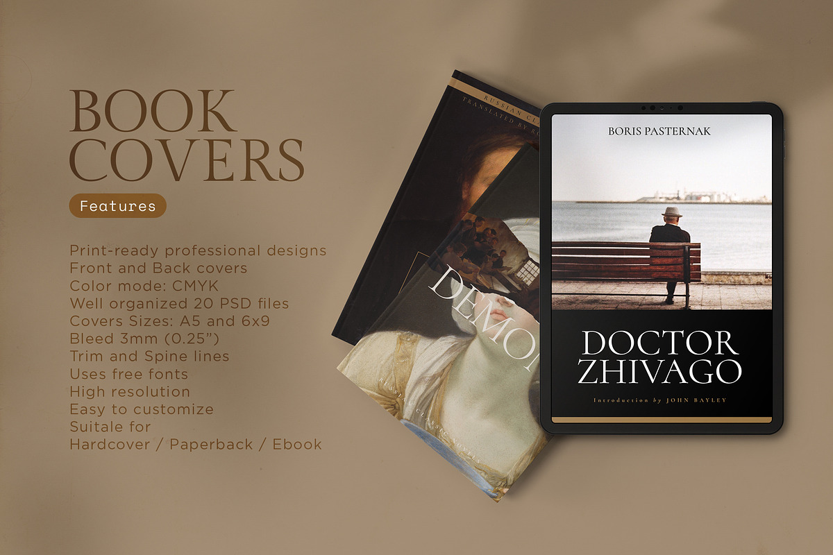 Book Cover Design Template - BUNDLE, a Templates & Theme by September 5th (Photo 3 of 15)