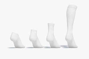 Single Socks On Tiptoe 3D Model