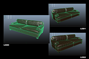Leather Couch, a 3D by Kindesigns (Thumbnail 2 of 4)