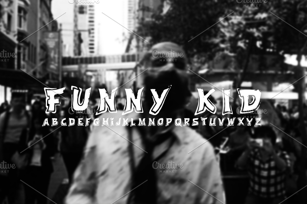 FONT | Funny Kid - 3 FONTS preview 3