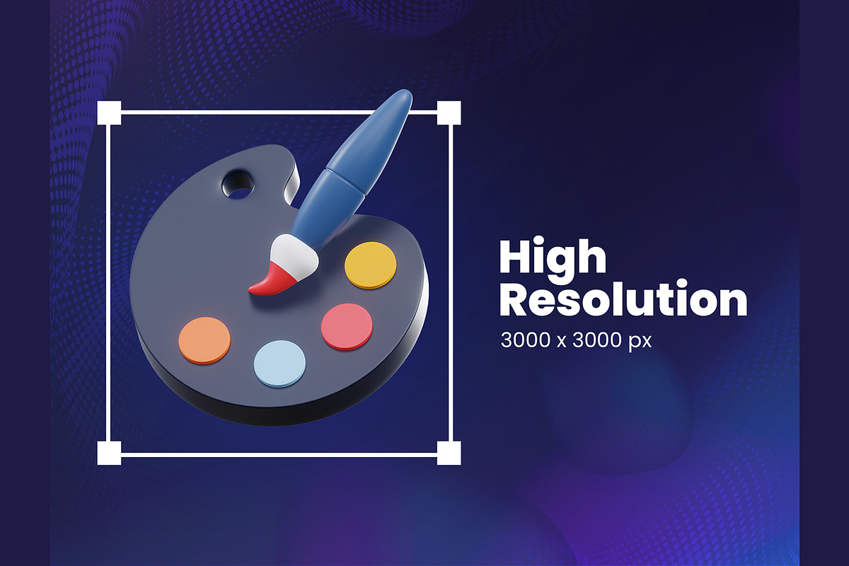 Graphic Design 3D Icons, an Object 3D Model by Rakata Studio (Photo 3 of 6)