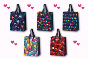 Seamless patterns for Valentines Day, a Texture Illustration by KENO Mascots (Thumbnail 7 of 8)
