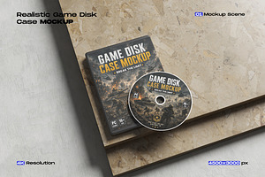 Realistic Game Case Mockup, a Packaging Mockup by My Code Std