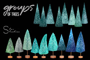 BOTTLEBRUSH CHRISTMAS TREES Pack, a Decorative Illustration by Dana Designs (Thumbnail 9 of 9)