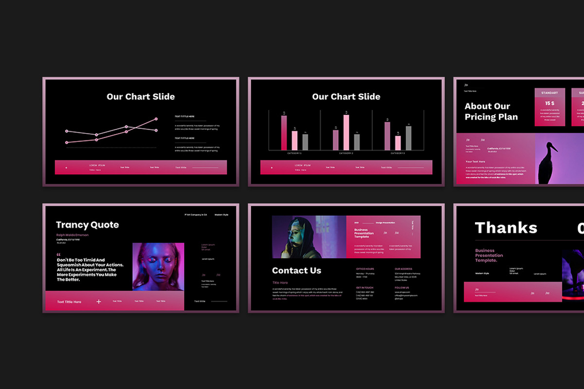 Trancy Presentation Template, a Presentation Template by Analogous Temp (Photo 4 of 4)