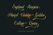 Handuras Script, a Script Font by Solidtype (Thumbnail 4 of 6)