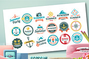 63 SUMMER VINTAGE BADGE & RIBBON, a Branding & Logo Template by Toonsteb (Thumbnail 16 of 16)