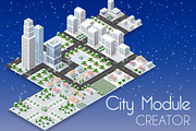 Bundle city set, a Technology Illustration by AlexZeL (Thumbnail 2 of 13)