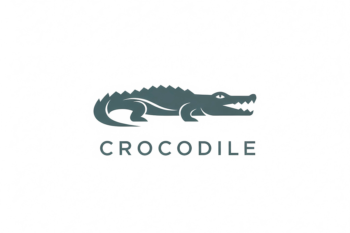 Minimal Crocodile Logo, a Branding & Logo Template by Logocreative (Photo 1 of 2)