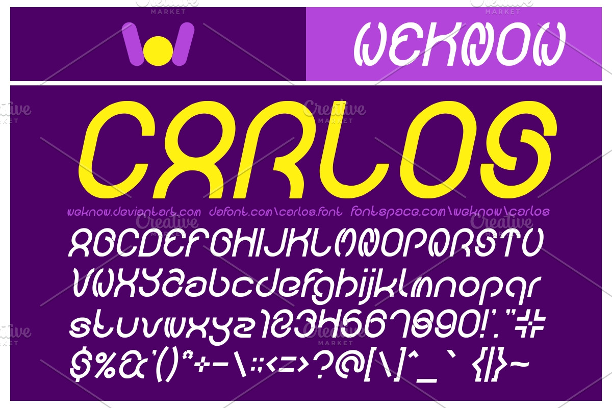 carlos font preview 5