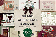 Handmade Christmas & Holiday Bundle, an Object Graphic by Laras Wonderland (Thumbnail 1 of 22)