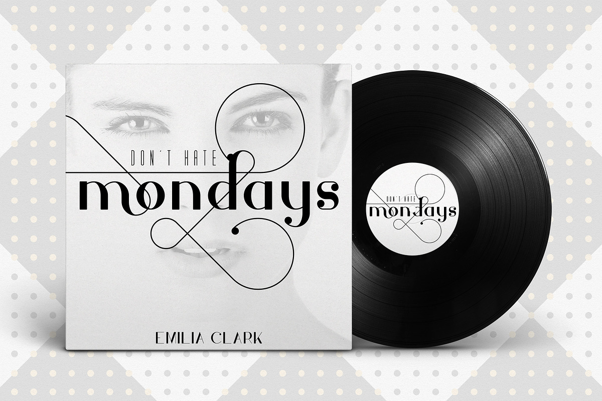 Hashtag Moderna - duo font + Extra preview 3