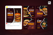 Spicy Burger Instagram Post, a Social Media Template by CavenArt (Thumbnail 4 of 5)