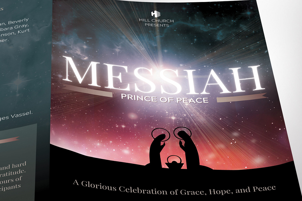 Messiah Christmas Program Canva 4pgs, a Brochure Template by Godserv Designs (Photo 8 of 11)