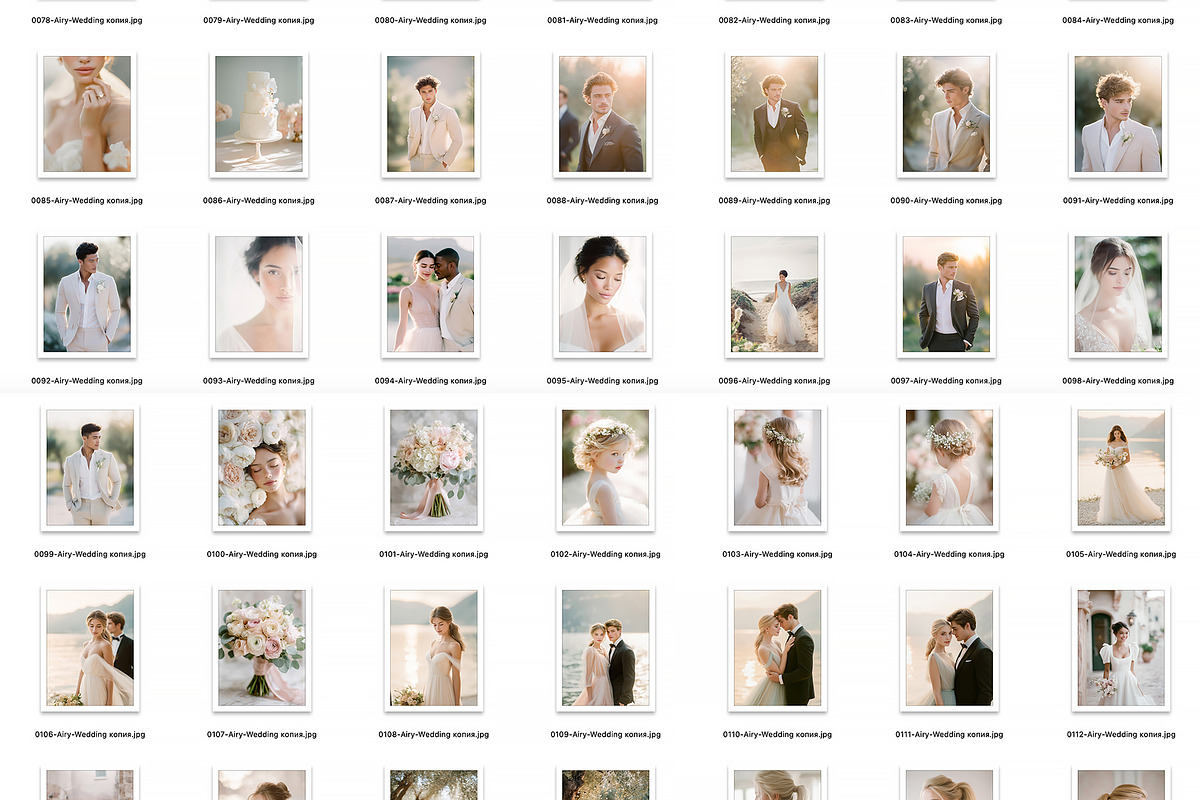 340 Airy Wedding Stock Photo Bundle, a Beauty & Fashion Photo by Allure Art (Photo 59 of 63)