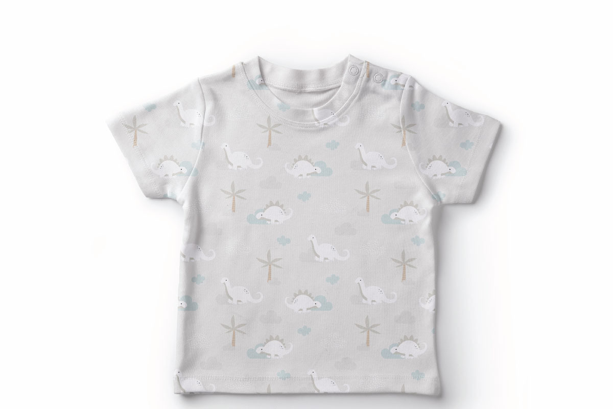 Pastel Dinosaur Seamless Pattern, a Pattern Graphic by lindoet23 (Photo 5 of 6)