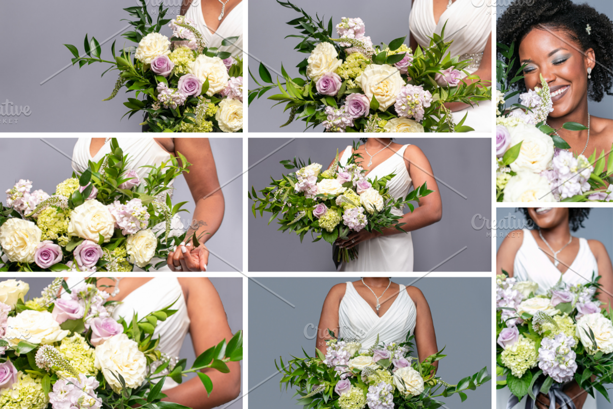 African American Bride with Bouquet, a Person Photo by Eye for Ebony (Photo 5 of 5)