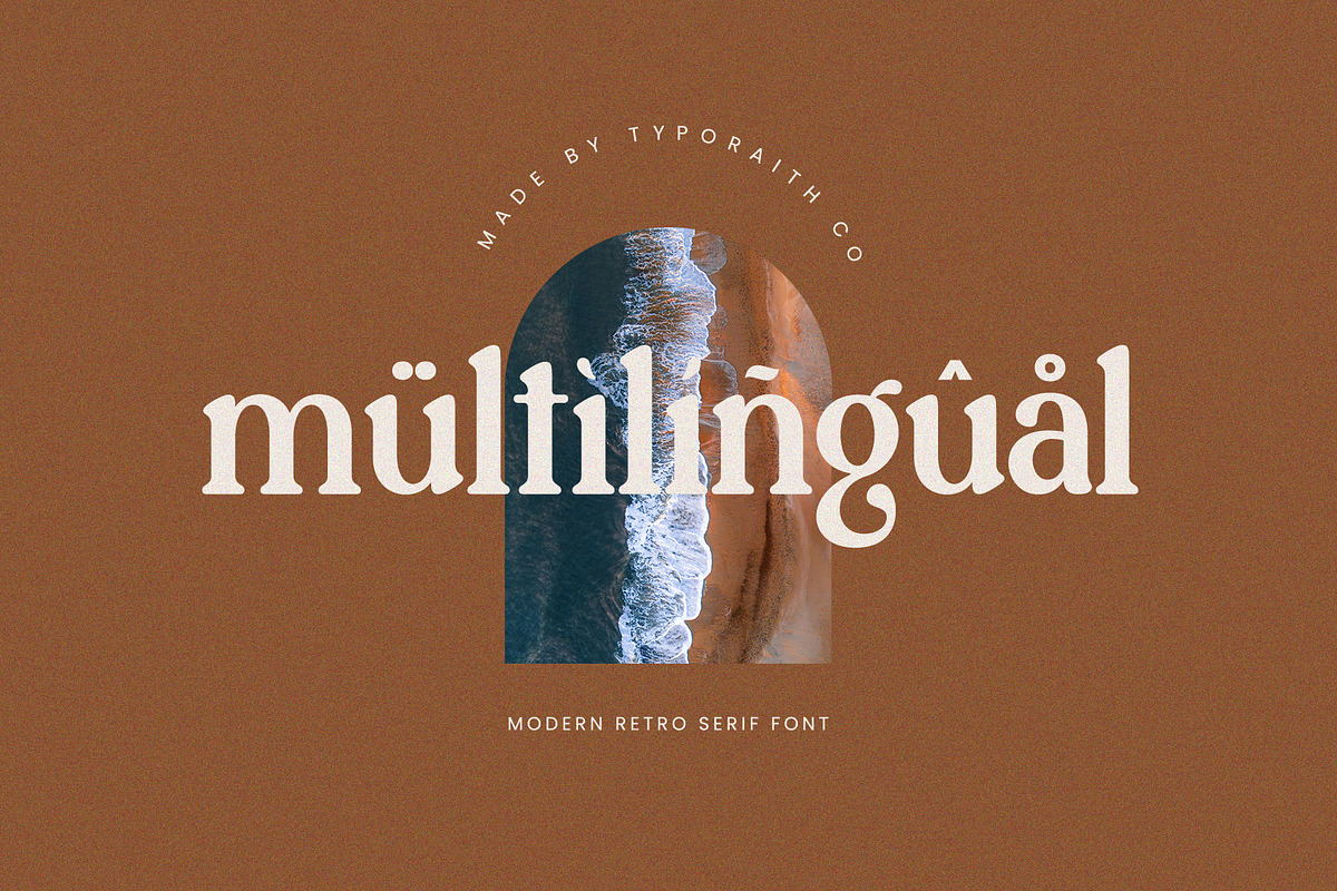 Grove Peach | Modern Retro Serif, a Serif Font by Typoraith Co (Photo 9 of 10)