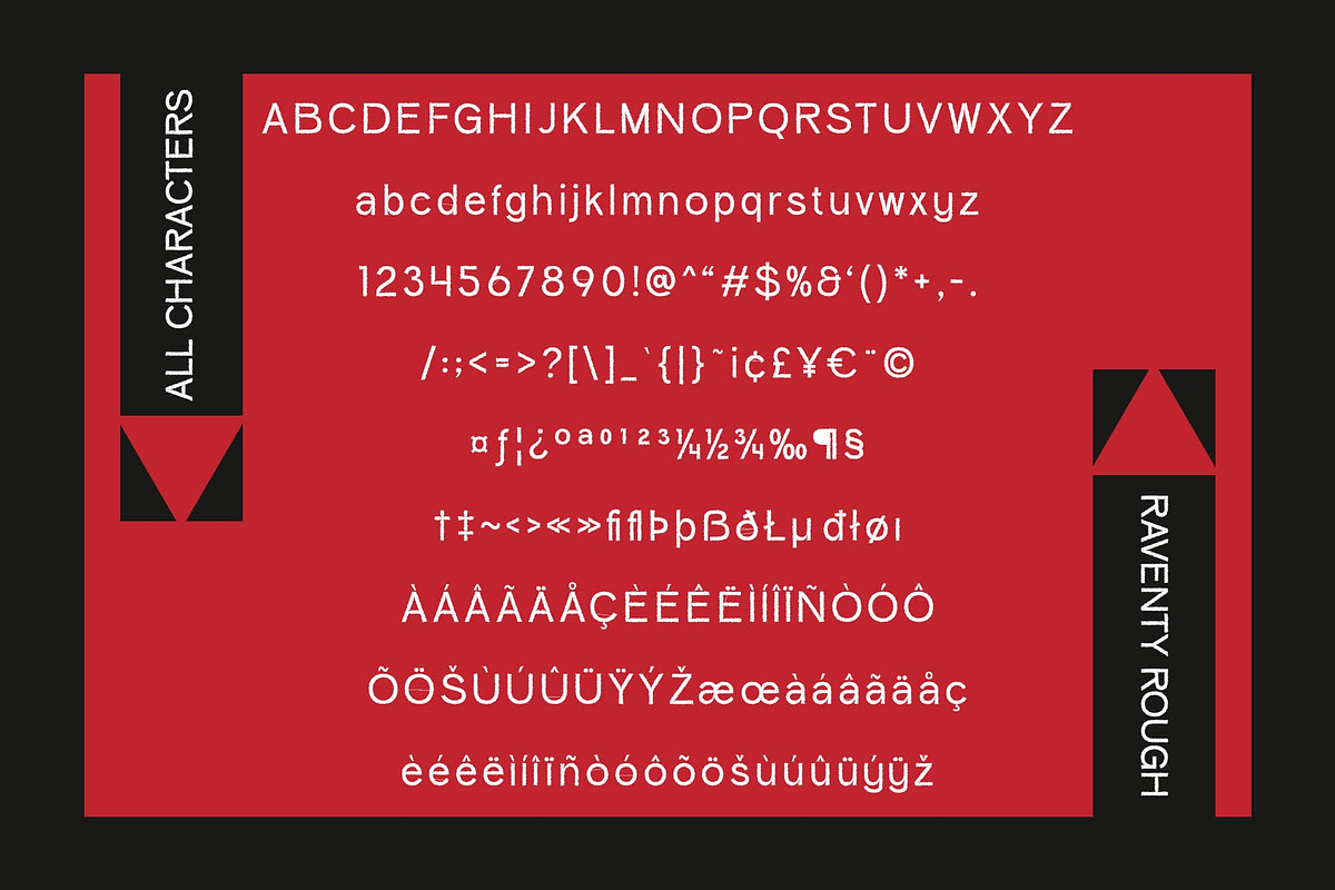 Raventy Rough, a Sans Serif Font by Craft Supply Co. (Photo 8 of 8)