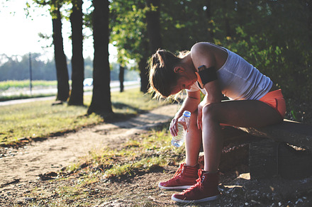 After the workout stock photo containing fitness and woman