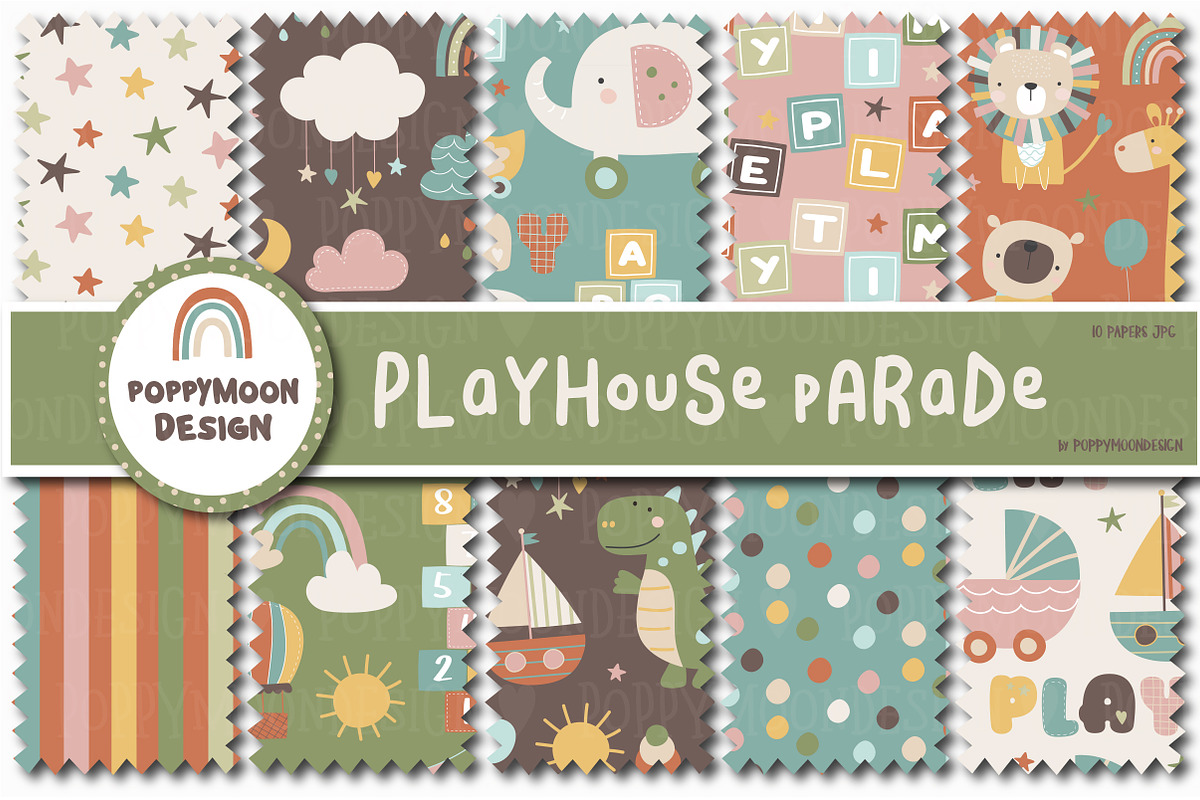 Playhouse parade set, an Education Illustration by Poppymoondesign (Photo 2 of 5)